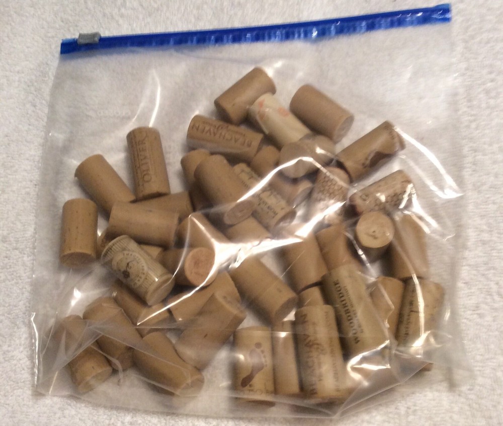 120 Natural Used Wine Corks Great for craft projects!