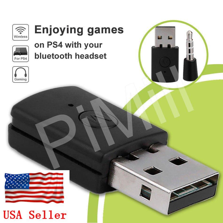 Mini Version Bluetooth Dongle USB Adapter for PS4 Any Bluetooth Headset US Stock