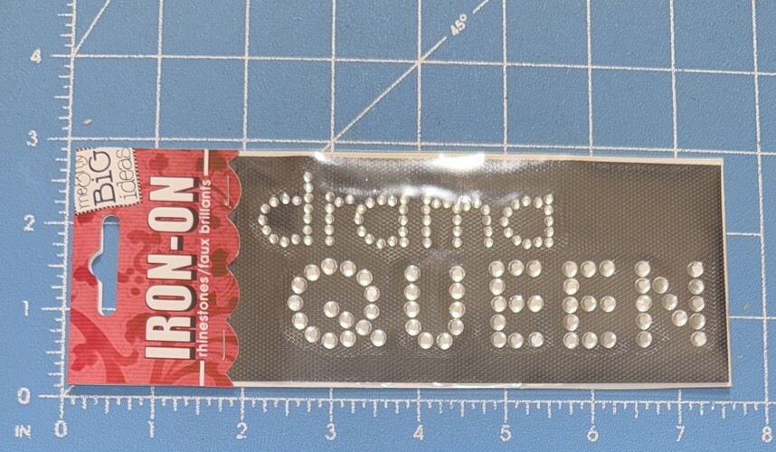 2007 MAMBI Iron-On Rhinestones - Drama Queen -