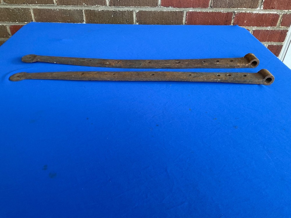 Antique Iron STRAP HINGES 25 1/2" long