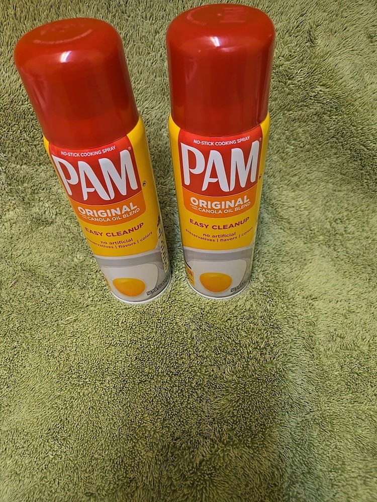 PAM Original Cooking Spray, 6 oz 2 Cans