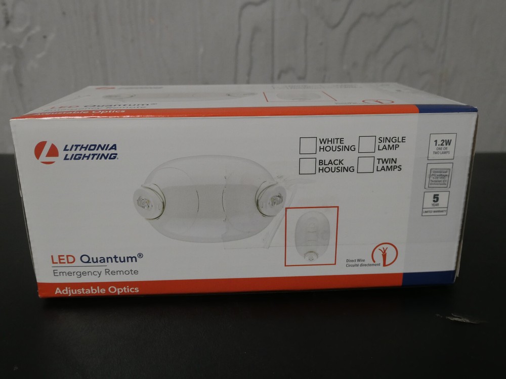 NEW LITHONIA LIGHTING LED QUANTUM EMERGENCY LIGHT