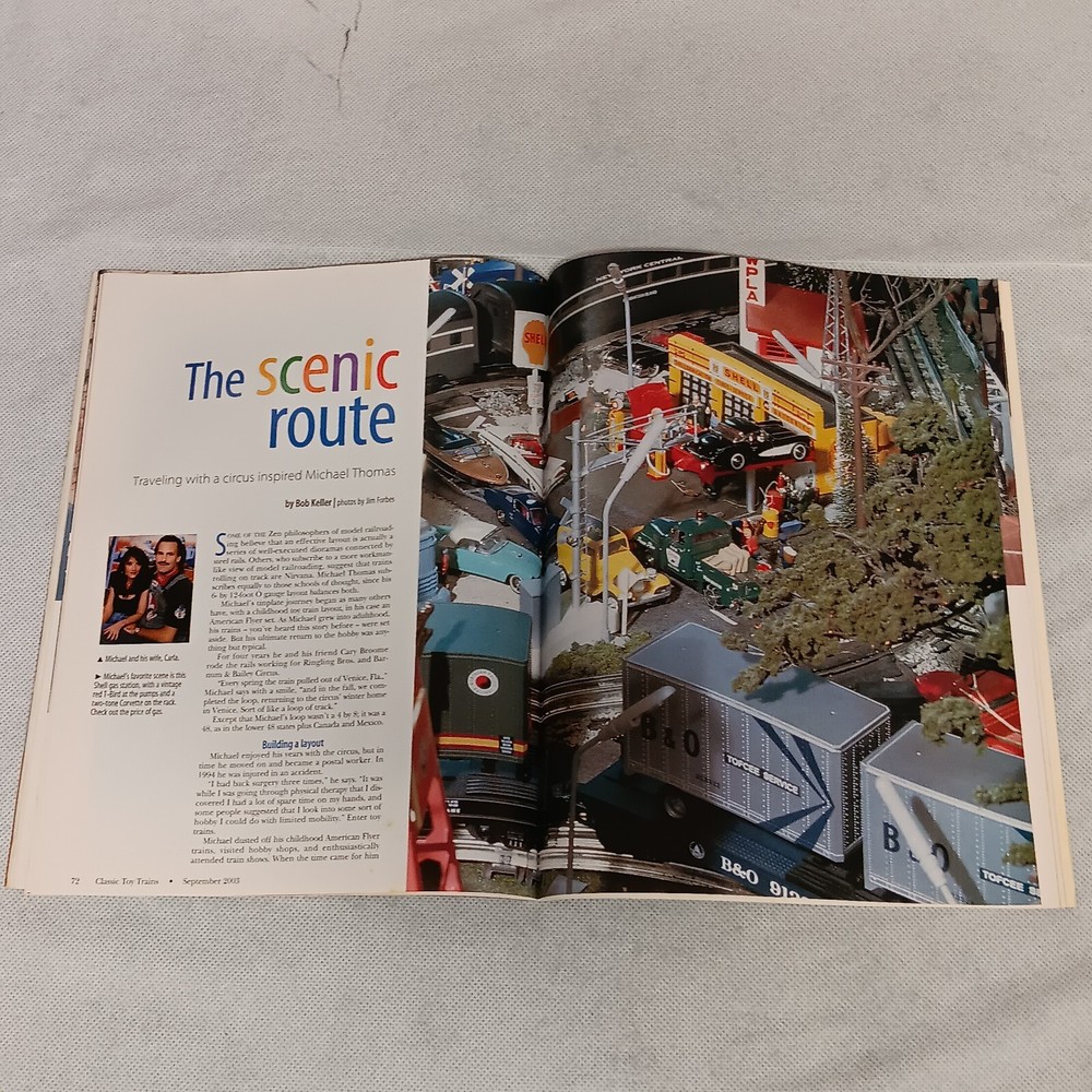 Classic Toy Trains Magazine September 2003