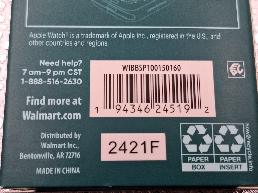 Apple Watch Protective Bumper Case 41mm Add Onn. Includes Glass Screen Protector