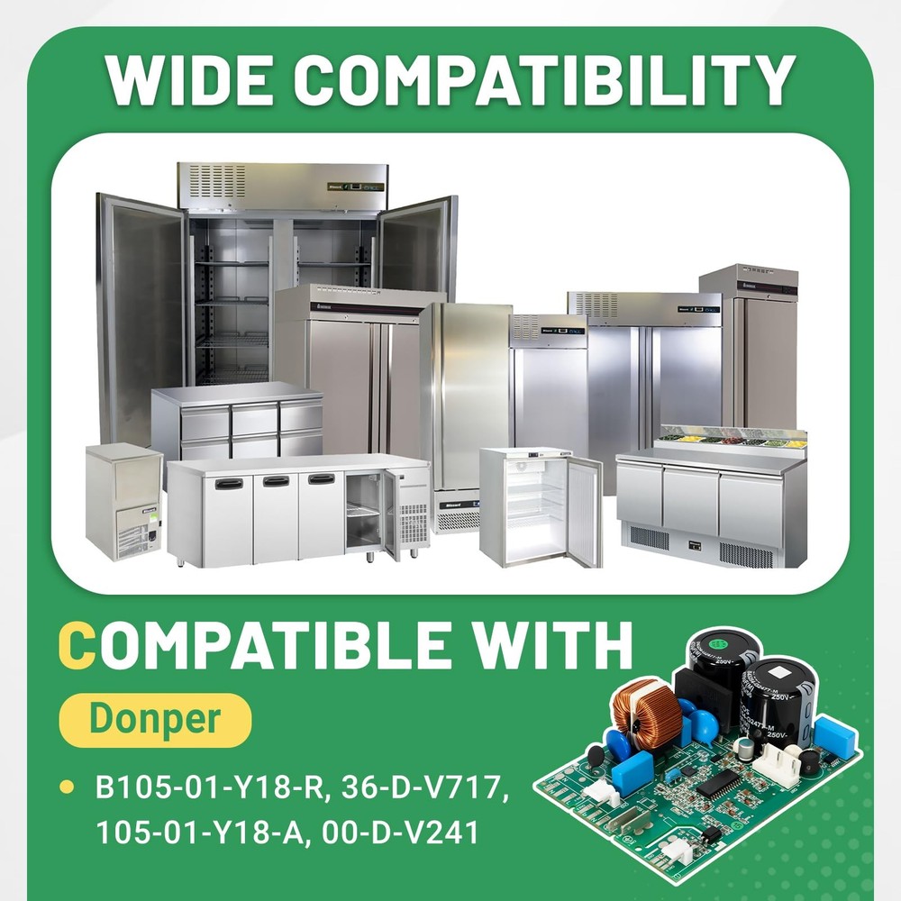 Rendrox Refrigerator Control Board Compatible with Donper 105-01-Y18-R...