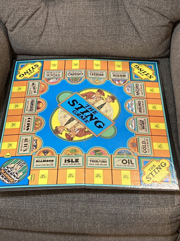 The Sting Game by Ideal - Complete Board Game 1976, No. 2011-5