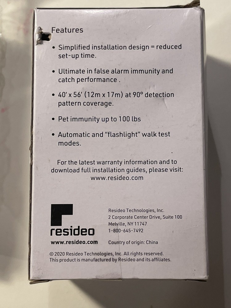 Resideo IS3035V Passive Infrared Motion Sensor