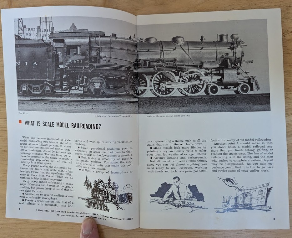 INTRODUCTION TO SCALE MODEL RAILROADING - Vintage 1974