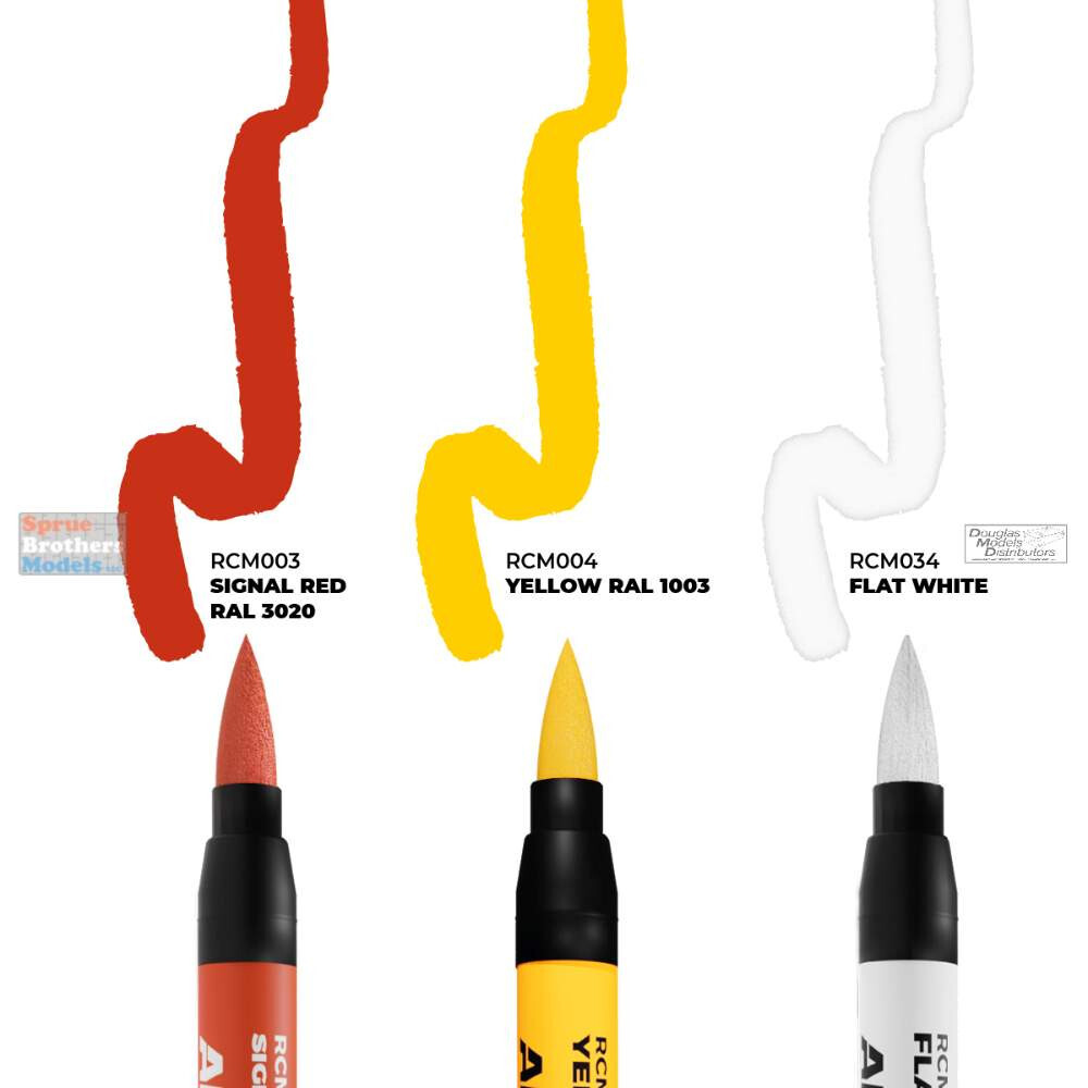 AKIRCM0106 AK Interactive Real Color Marker Set - Tactical Markings