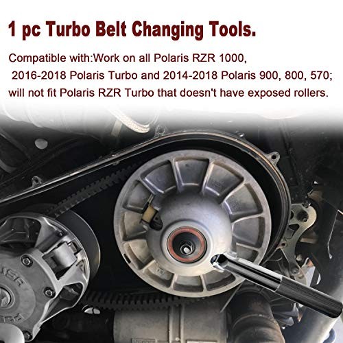 Belt Changing Tools Belt Replacement Tools Clutch Removal Wrench Tool Kit Black