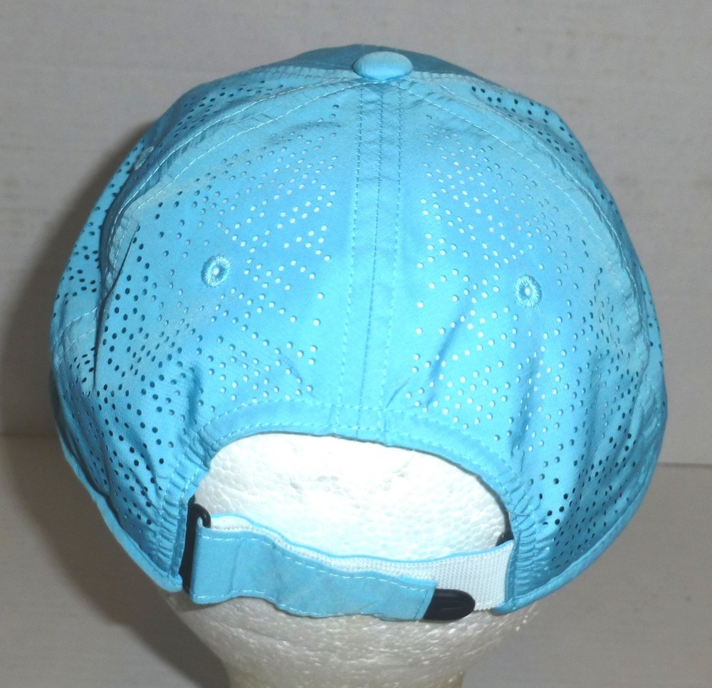 Nike Golf Hook & Loop Adjustable Vented Hat Light Blue HAS STAIN PLEASE READ