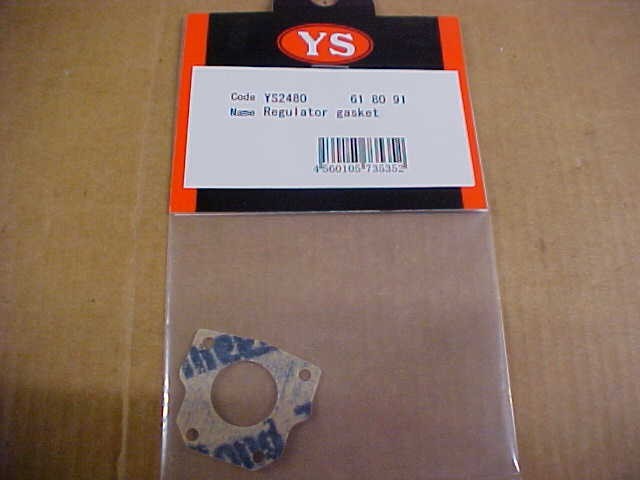 YS ENGINES YS2480 = REGULATOR GASKET: YS ENGINE 61, 80 & 91