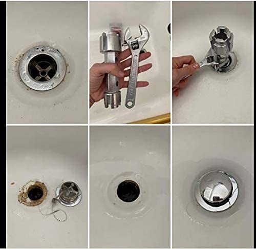 WMAZtool Tub Drain Remover Wrench - Use to Install