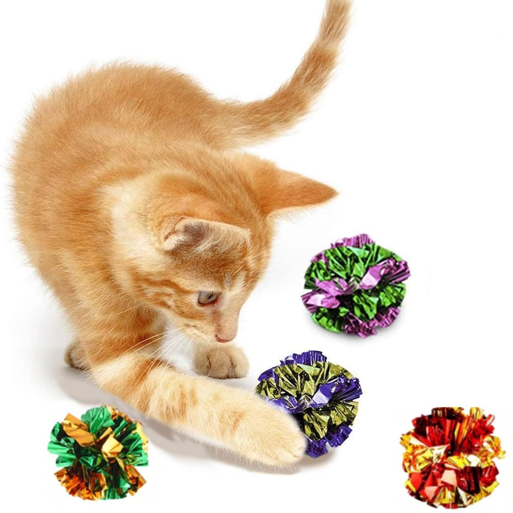 hersmile Cat Toys for Indoor,35 Pack Interactive Toy Multicolor