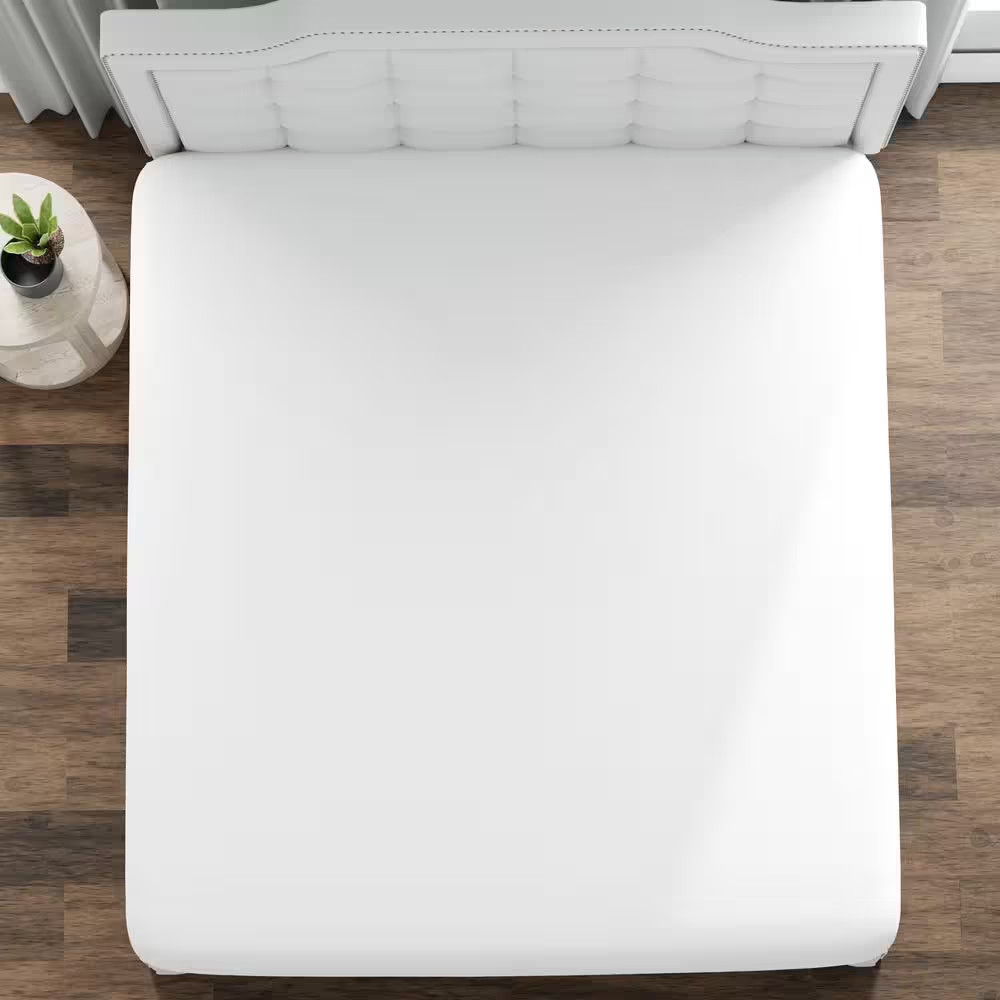Waterproof Vinyl Fitted Queen Mattress Protector