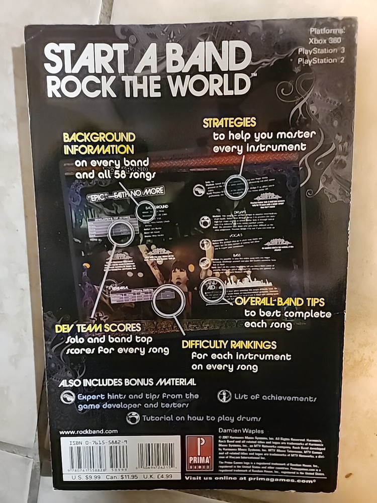 Rock Band: Prima Official Game Guide