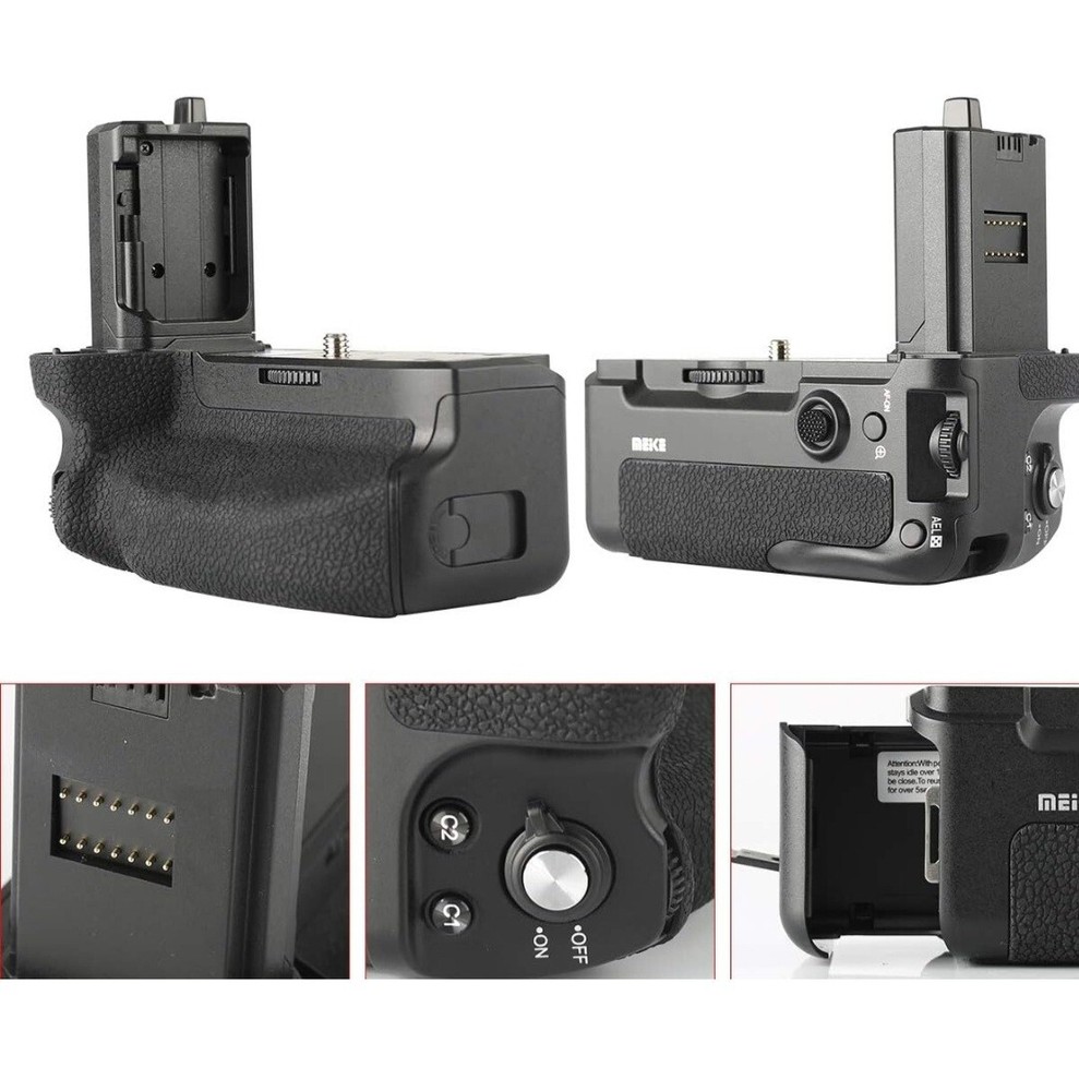 MEIKE MK-A7R IV Pro Remote Battery Grip With Vertical Shutter Function For Sony
