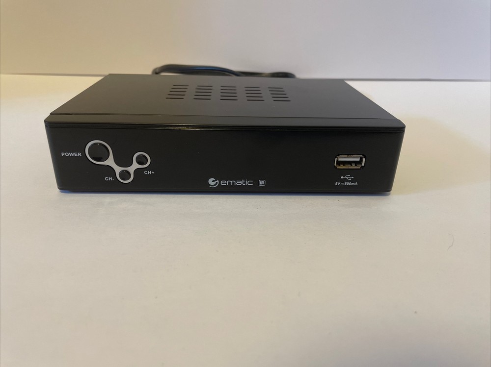 EMATIC AT103B Digital Converter Set Top Box No Remote