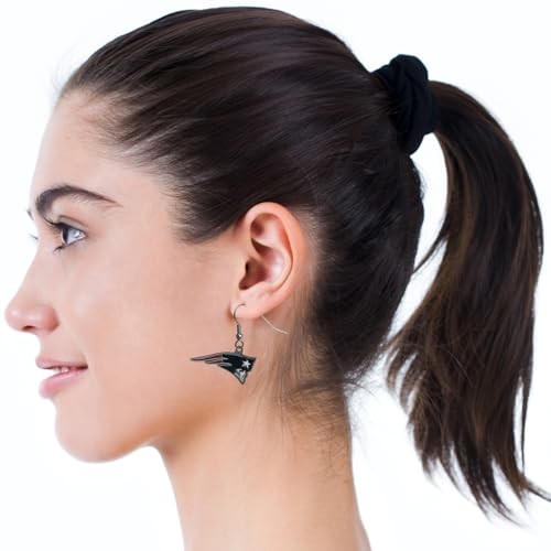 NFL Dangle Earrings New England Patriots
