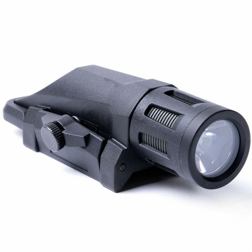 Black/Sand 400 Lumen Mounted Light Bright Adjustable LED Tactical Flashlight US