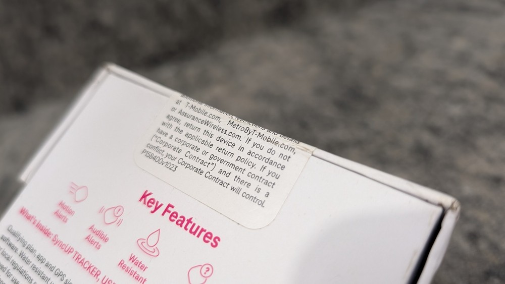 T-Mobile SyncUp Tracker 2nd Gen 64MB Blk Kit - 2024 🔥New🔥