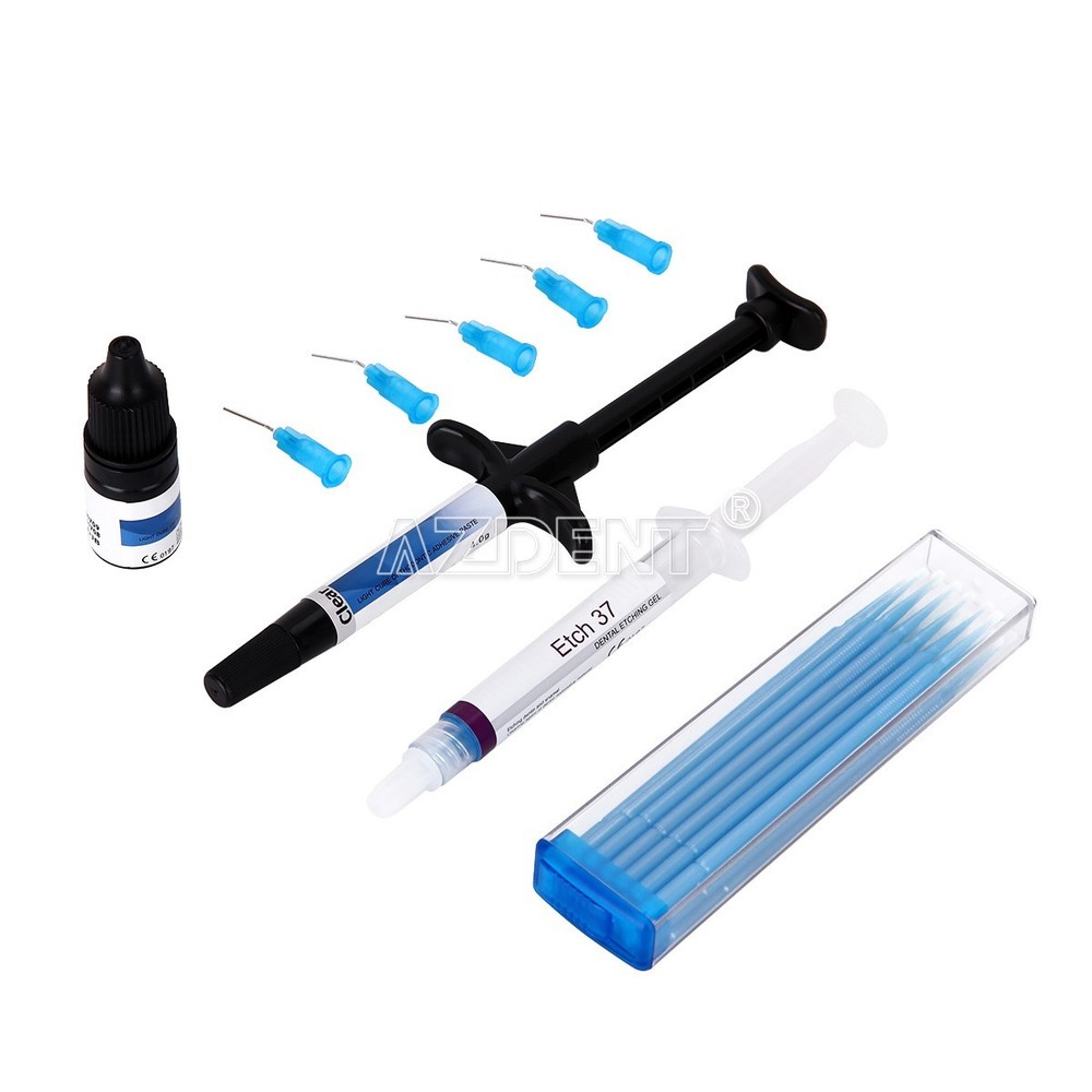 Dental Light Cure Orthodontic Adhesive Kit 37% Acid Etchant Bonding bracket
