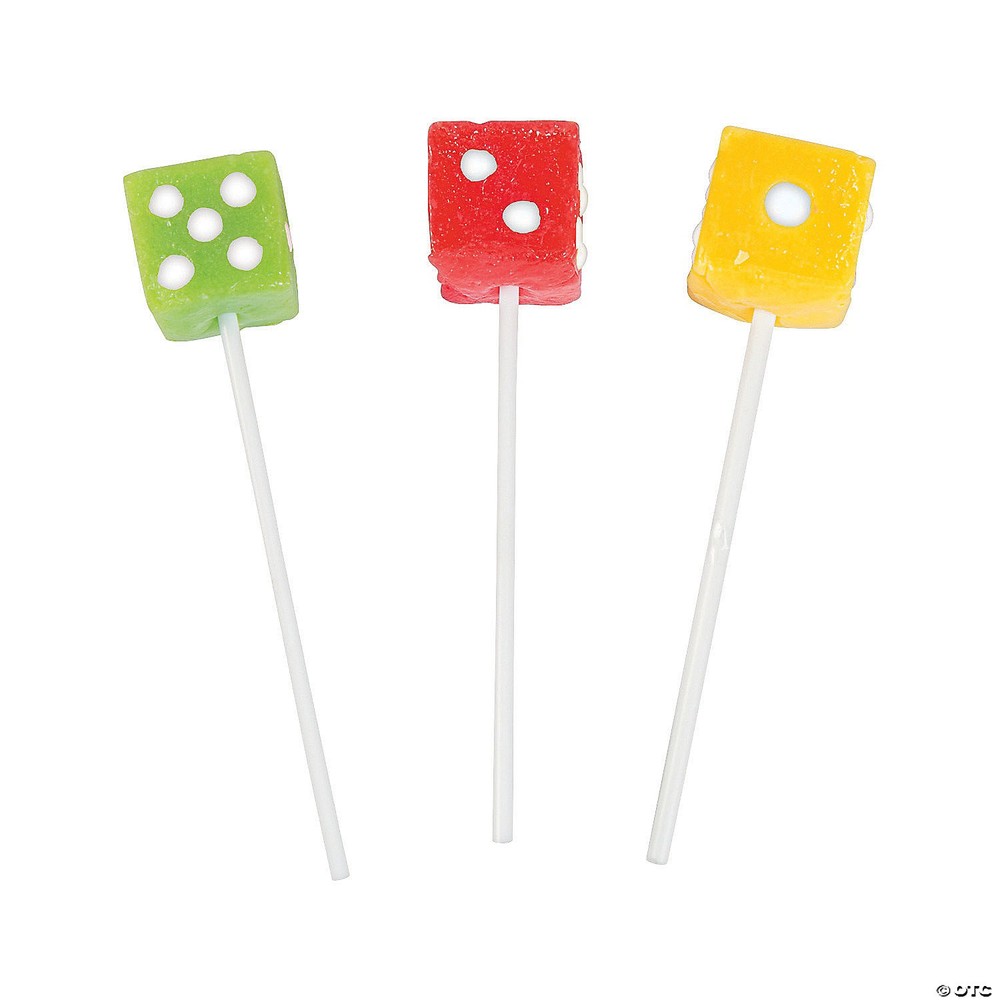 Dice Lollipops - 12 Pc #13679188