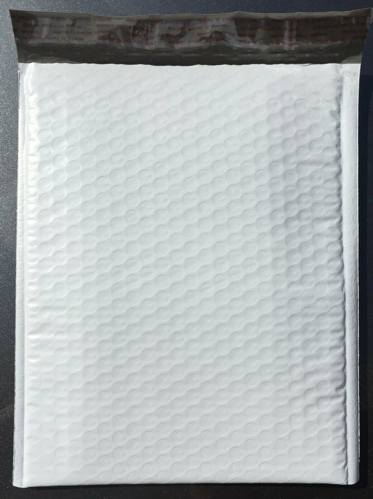 100 #0 Poly Bubble Mailers 6 x 10 Self Seal Plastic CD DVD  Envelopes