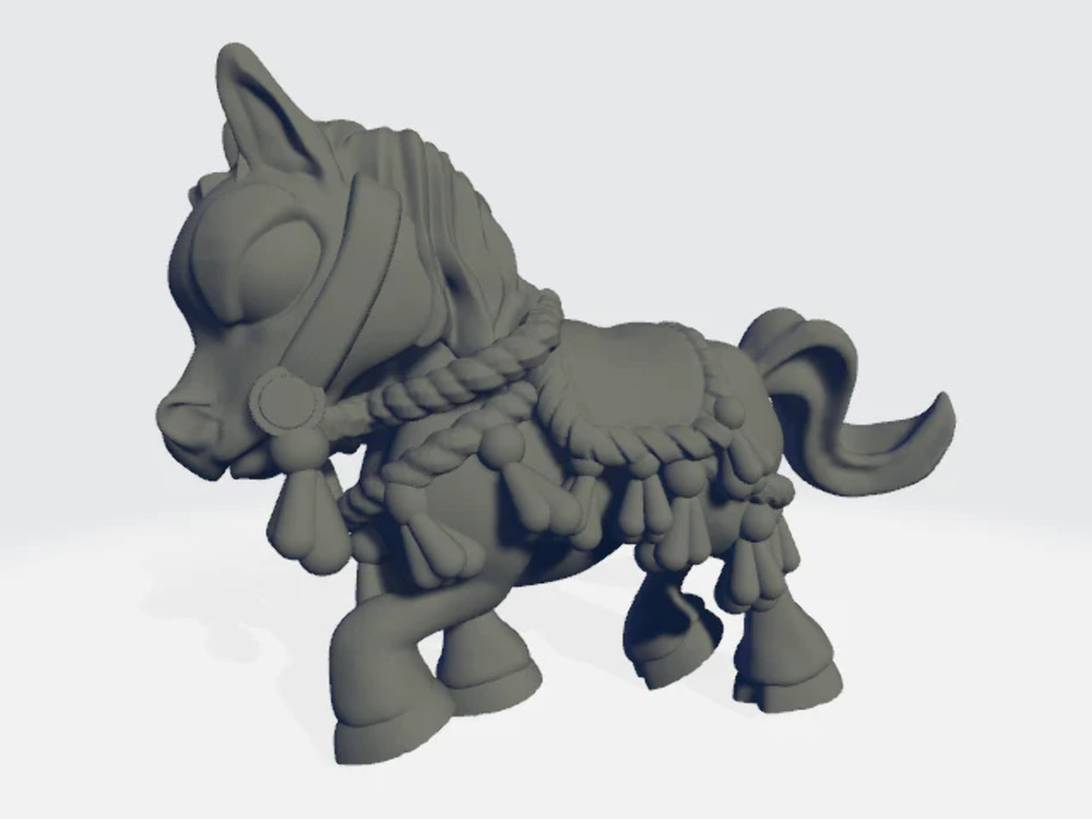 Celia Miniatures - Decorated Horse