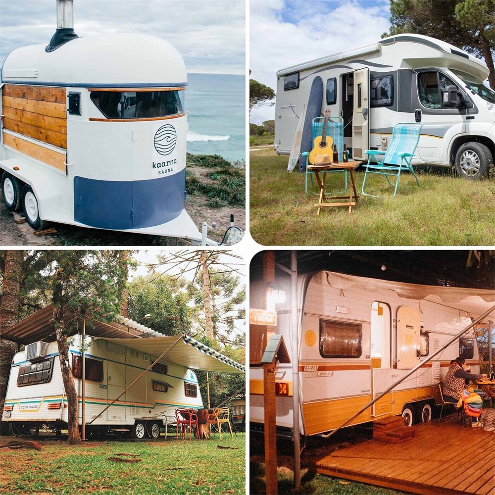 Portable Toilet RV Foot Pedal Flush High Profile Caravan Travel Outdoor Indoor