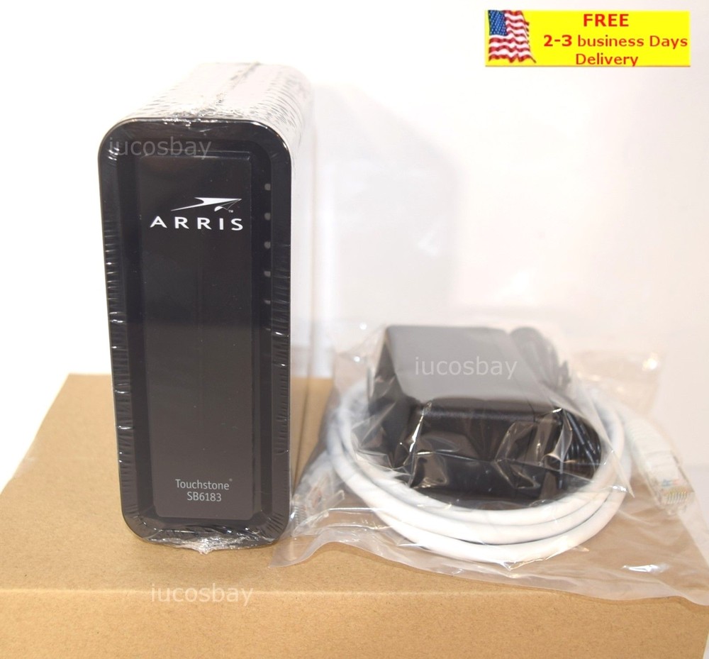 Arris SB6183 Motorola Docsis 3.0 Cable Modem Comcast Xfinity Black.