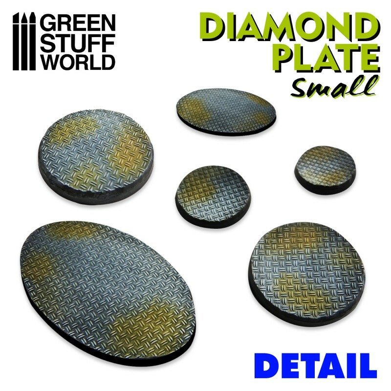 Rolling Pin - Diamond Plate - Small - Infinity, Warhammer bases 40k
