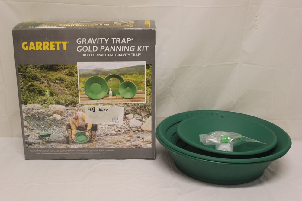 Garrett Gold Panning Kit Complete with Gravity Trap Pan E6