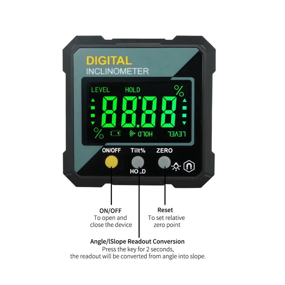Digital Angle Protractor Electronic Digital Protractor Inclinometer Angle 4933