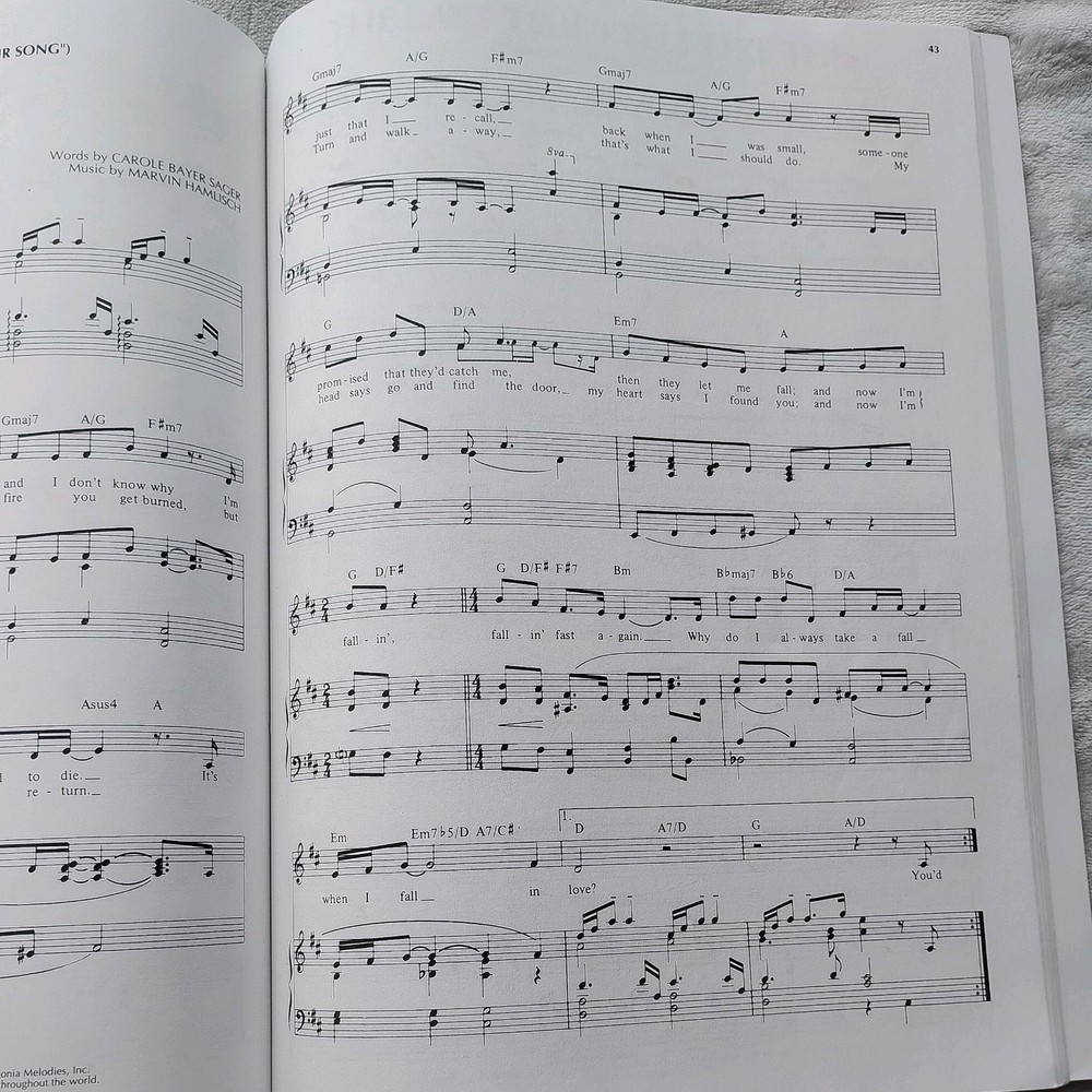 MARVIN HAMLISCH - BOOK SIGNED