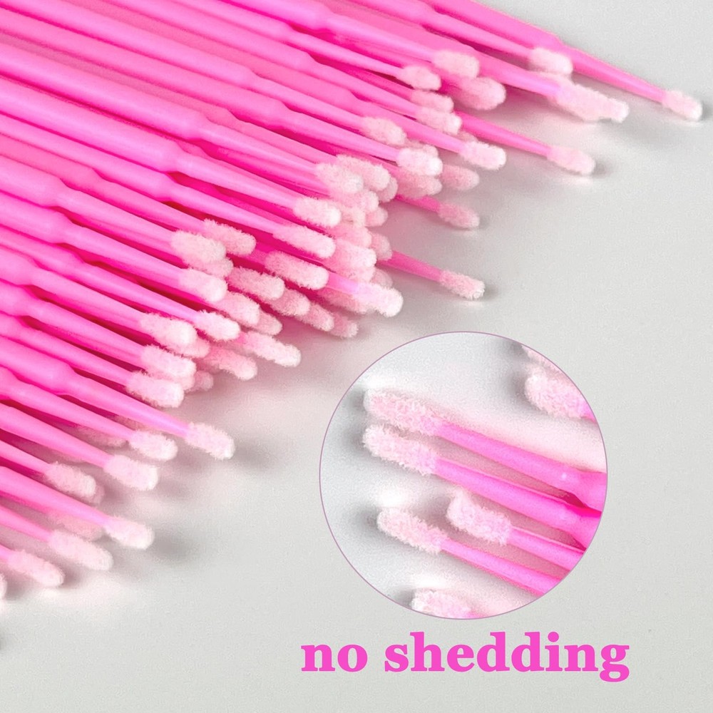 Micro Brushes, Microswabs For Eyelash Extensions & Makeup, Lint Free Lip Micr...