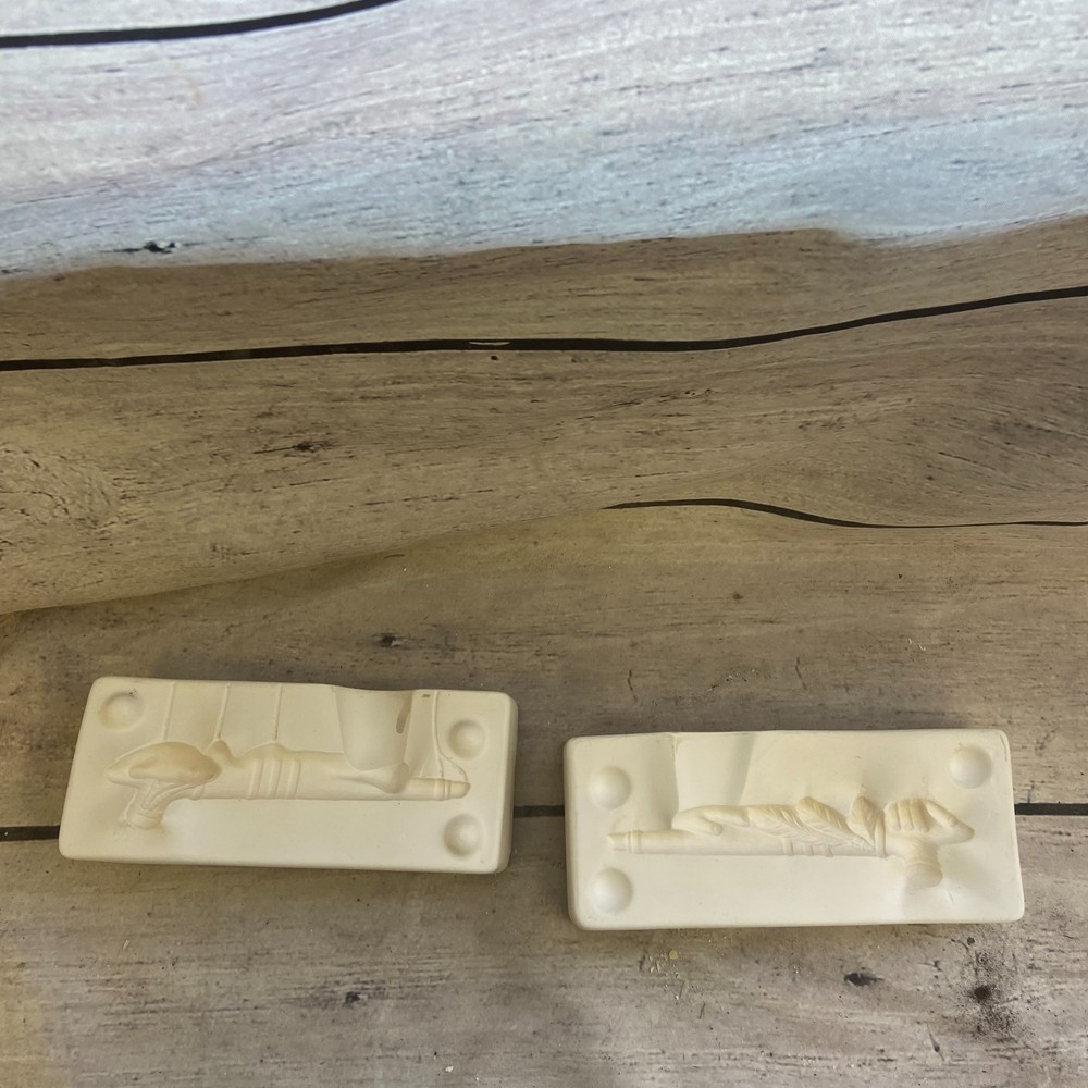 Provincial Ceramic Casting Mold Chief Peace Pipe 2 #P-869-B