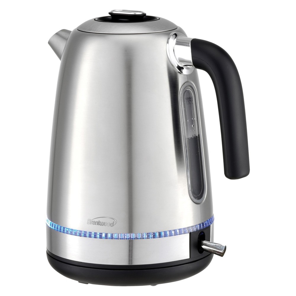 7-Cup 1500W Cordless Electric Stainless Steel Kettle