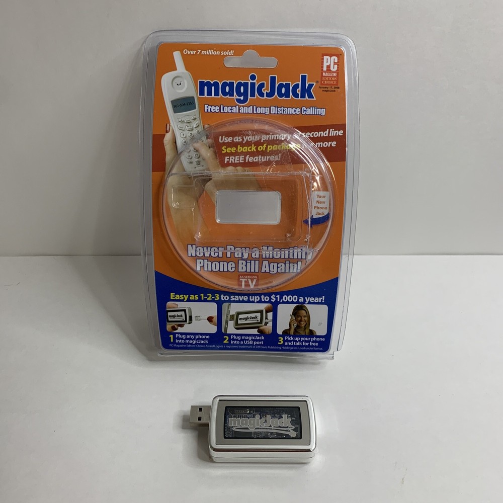 MagicJack Magic Jack Telephone System  With USB Extension #A921