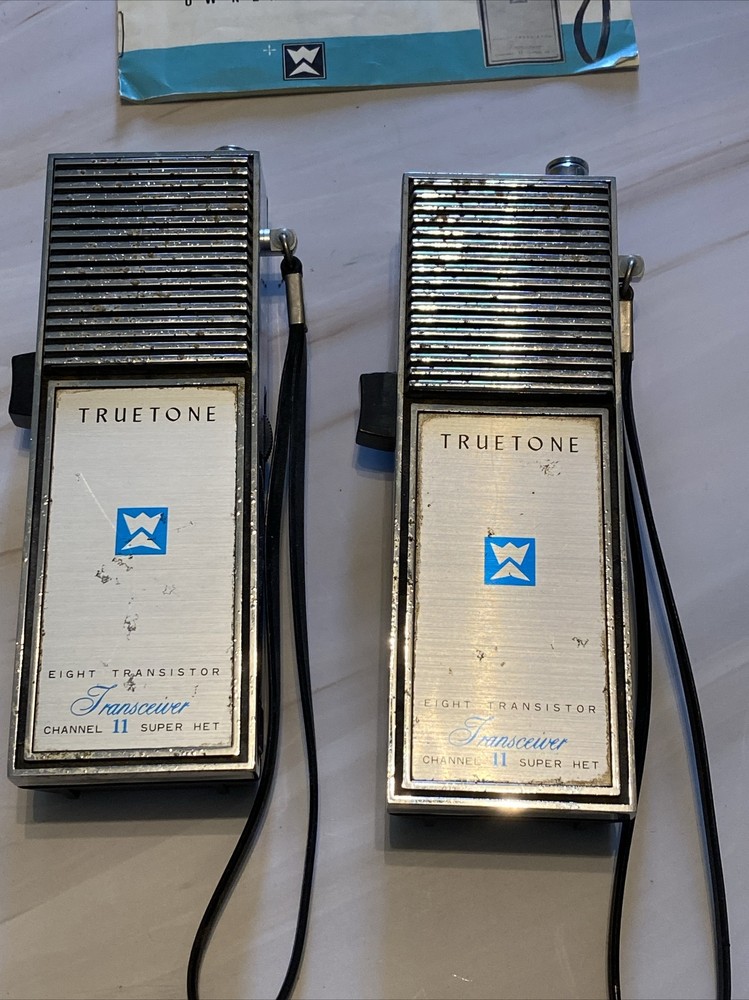 Vintage Truetone 8-transistor Micro Transceiver Channel 11 Super Het