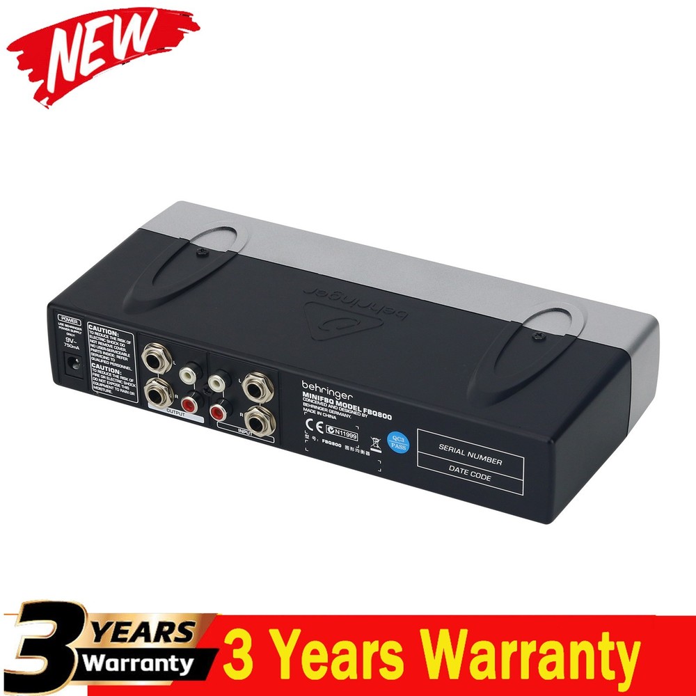 FBQ800 9-Band Graphic EQ Equalizer Feedback Suppressor Audio Equalizer Processor