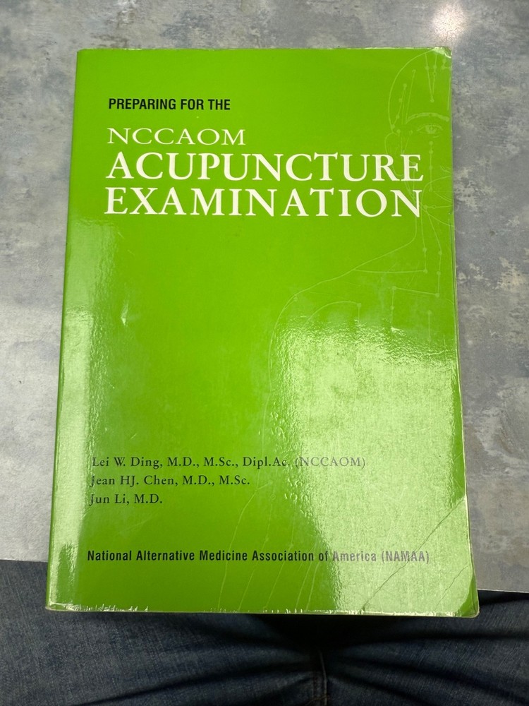 acupuncture examination nccaom book
