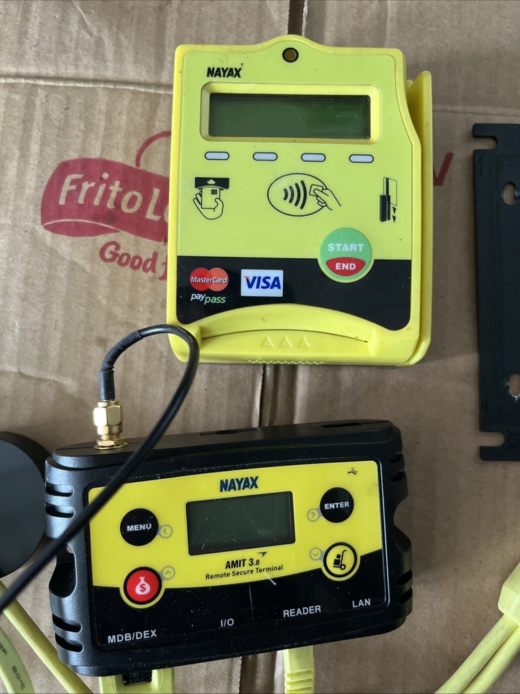 nayax vpos touch credit card reader with Telemetry