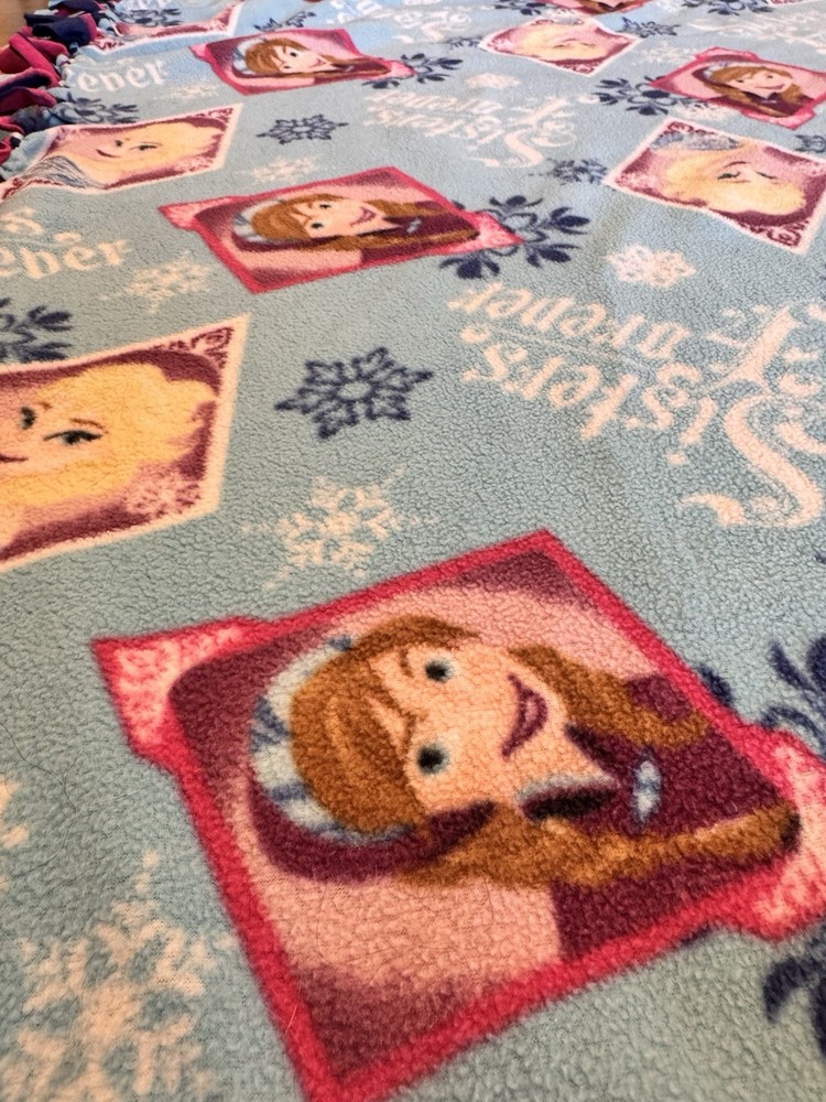 Frozen Elsa and Anna Kids Blanket