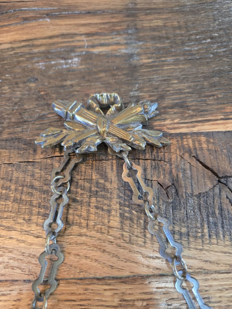 Old Brass Clock