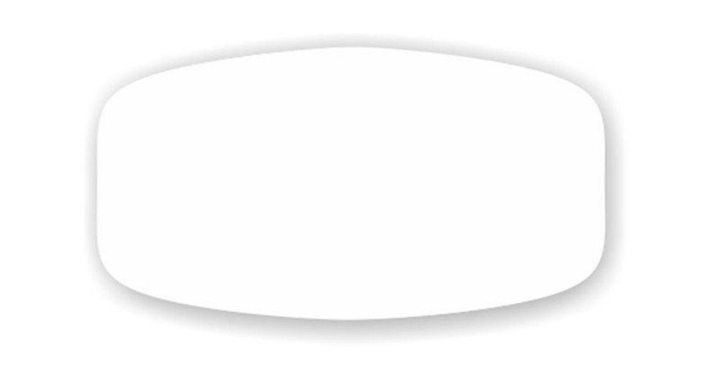 White Blank LABELS 1000 PER ROLL GREAT STICKERS store decals