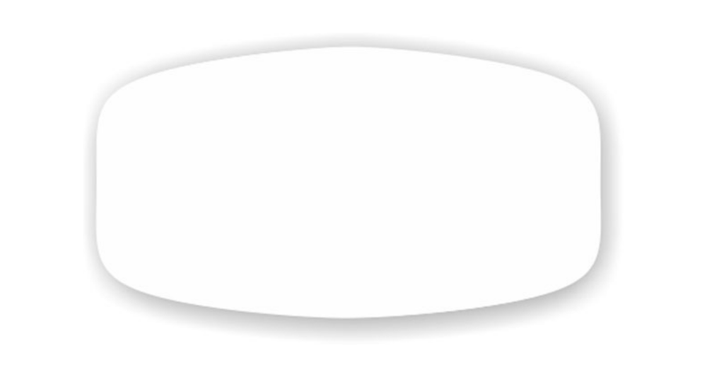 White Blank LABELS 1000 PER ROLL GREAT STICKERS store decals