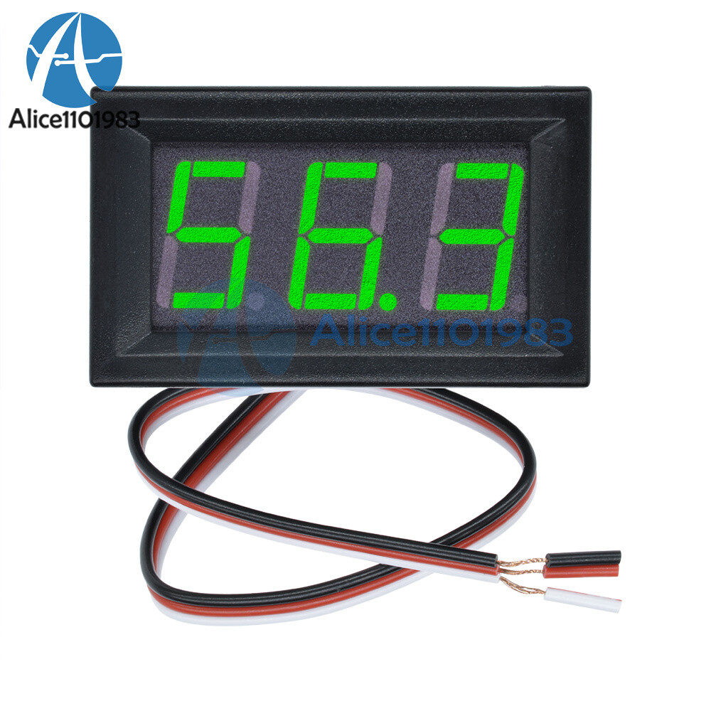 DC 0-100 V LED Digital Voltmeter LED Vehicles Engine voltage Panel Meter