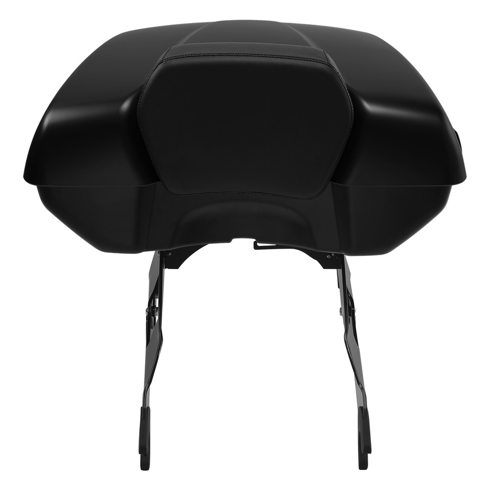 Matte Low Profile Pack Trunk Backrest Mount Rack Fit For Indian Chieftain 14-24