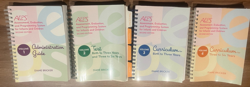 AEPS 2nd Edition Complete 4-Volume Set — Admin Guide + Test + Curriculum Birth-3